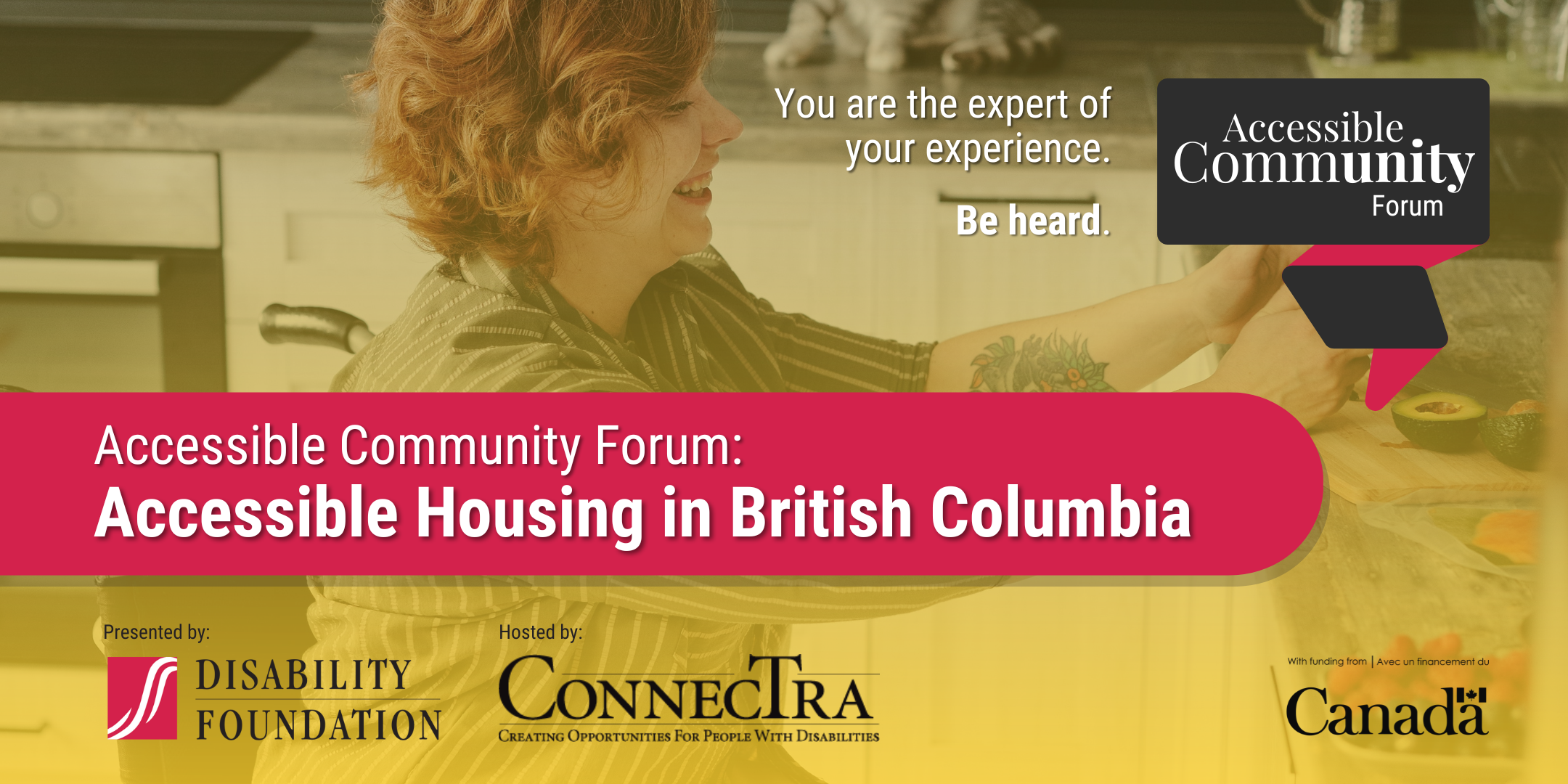 Accessible Community Forum: Accessible Housing in British Columbia.